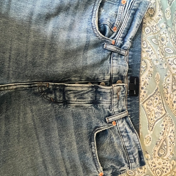 Lucky Brand 90s Loose High Rise Crop Jeans Size 10/30 - Picture 8 of 12